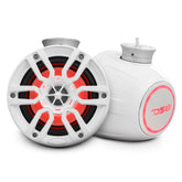 NXL 6.5" Pod 300W Speaker with Integrated RGB LED Lights (Pair) - Perfect for Jet Skis - DS18