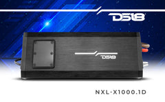 NXL 1-Channel Class D IP67 Marine and Powersports Amplifier 1 x 1000 Watts Rms @ 1-Ohm - DS18