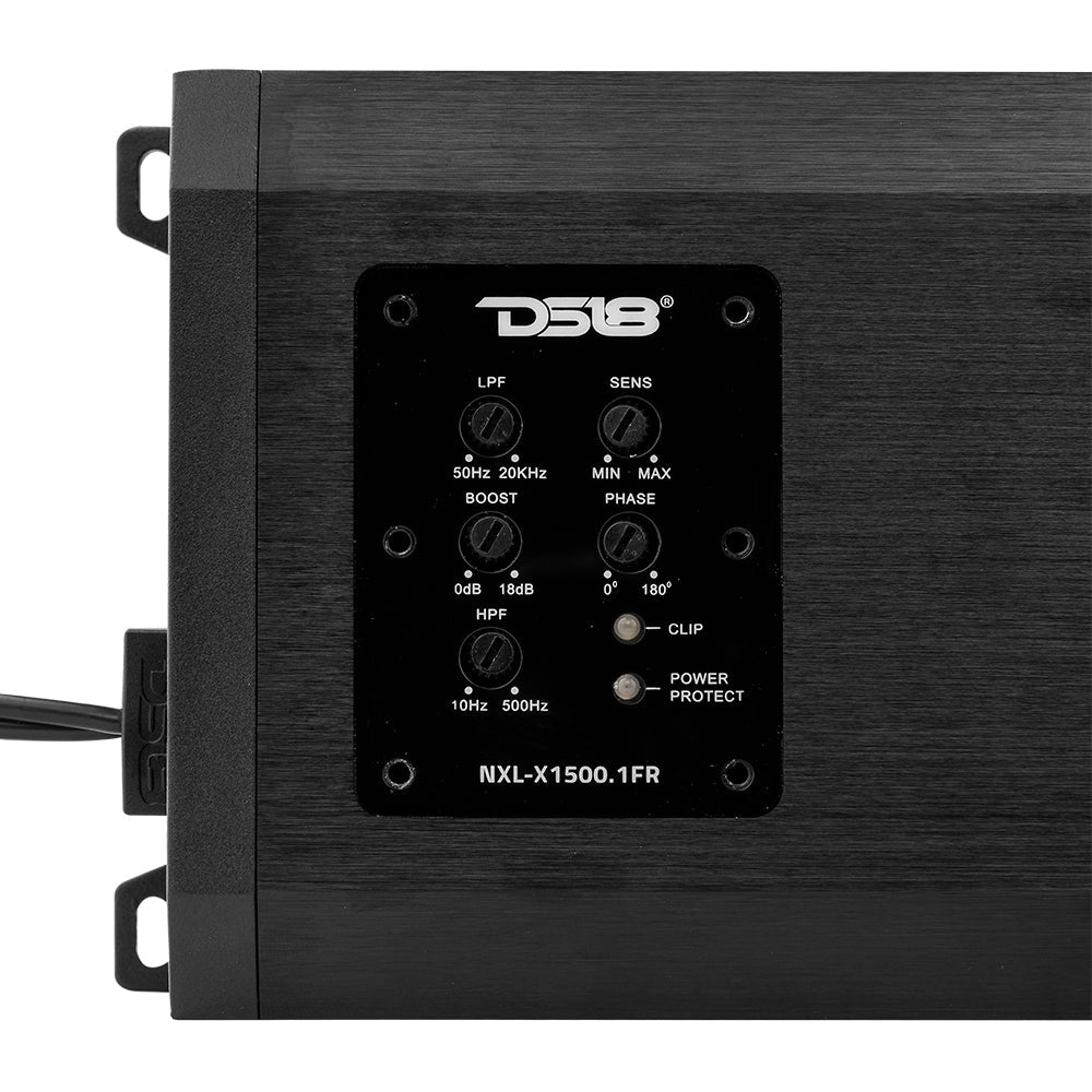 NXL 1-Channel Full-Range Class D IP67 Marine and Powersports Amplifier 1 x 1500 Watts Rms @ 1-Ohm - DS18