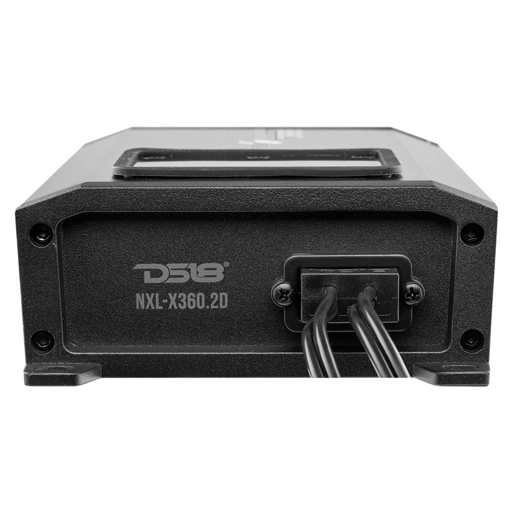 NXL 2-Channel Full-Range Class D IP67 Marine and Powersports Amplifier 2 x 180 Watts Rms @ 4-Ohm - DS18