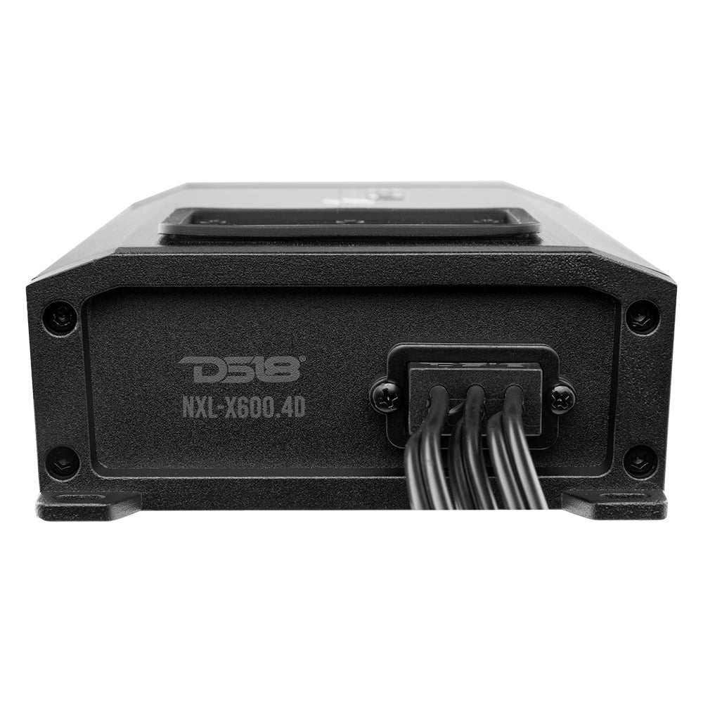 NXL 4-Channel Full-Range Class D IP67 Marine and Powersports Amplifier 4 x 150 Watts Rms @ 4-Ohm - DS18