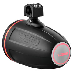NXL 8" Marine and Powersports Empty Tower LED RGB Lights -Black - DS18