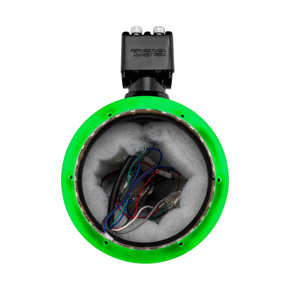 NXL 6.5" Marine and Powersports Empty Tower LED RGB Lights -Black - DS18