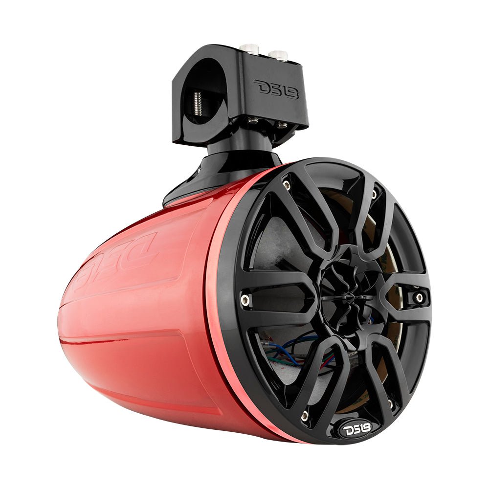 NXL 6.5" Marine and Powersports Empty Tower LED RGB Lights -Red - DS18