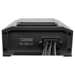 NXL 4-Channel Full-Range Class D IP67 Marine and Powersports Amplifier 4 x 200 Watts Rms @ 4-Ohm - DS18