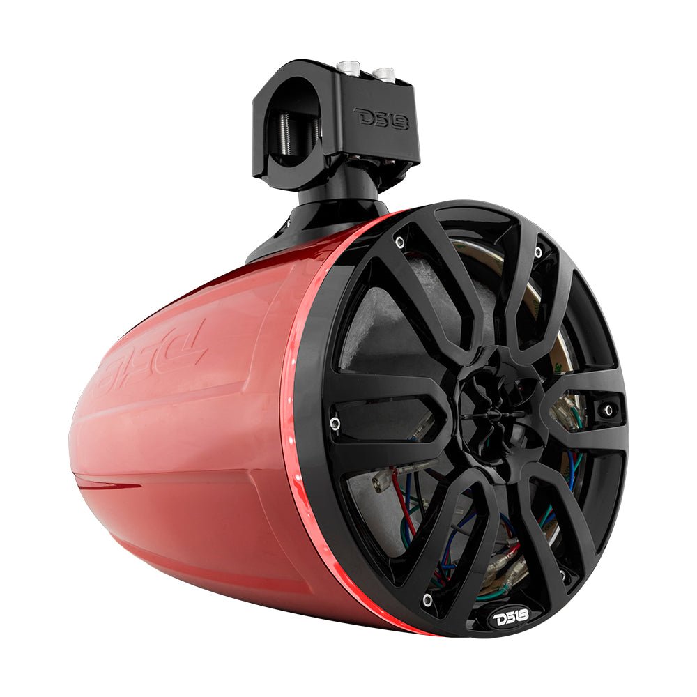 NXL 8" Marine and Powersports Empty Tower LED RGB Lights -Red - DS18