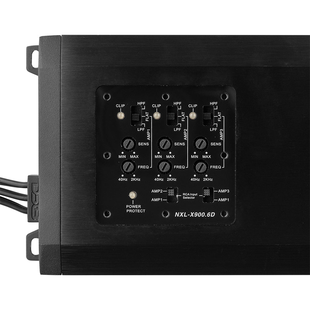 NXL 6-Channel Full-Range Class D IP67 Marine and Powersports Amplifier 6 x 150 Watts Rms @ 4-Ohm - DS18