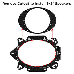 Universal OEM Speaker Adapter for 6x9” or 6.5" Speakers - DS18