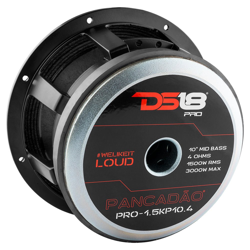 PANCADÃO Mid-Bass Loudspeaker 10" 1500 Watts Rms 4-Ohm - DS18
