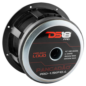 PANCADÃO Mid-Bass Loudspeaker 10" 1500 Watts Rms 4-Ohm - DS18