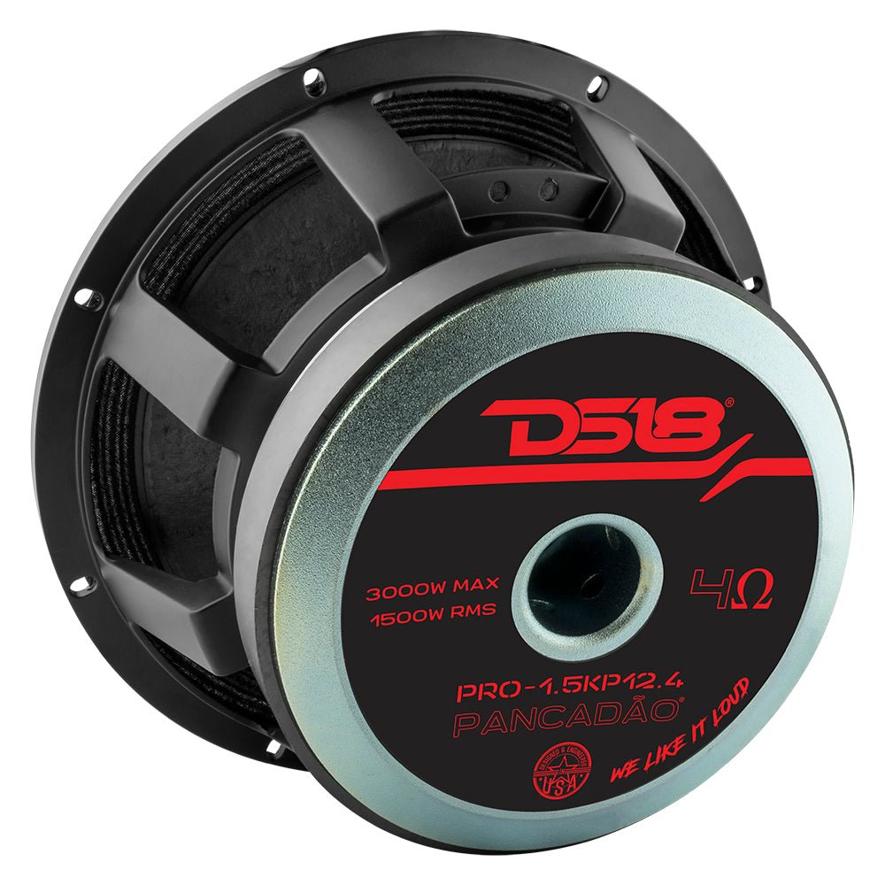 PANCADÃO Mid-Bass Loudspeaker 12" 1500 Watts Rms 4-Ohm - DS18