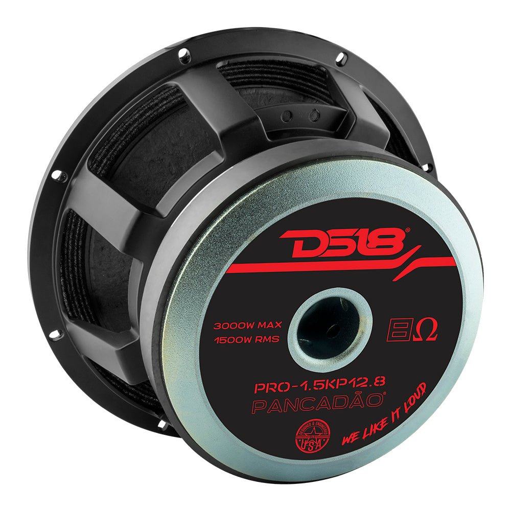 PANCADÃO Mid-Bass Loudspeaker 12" 1500 Watts Rms 8-Ohm - DS18