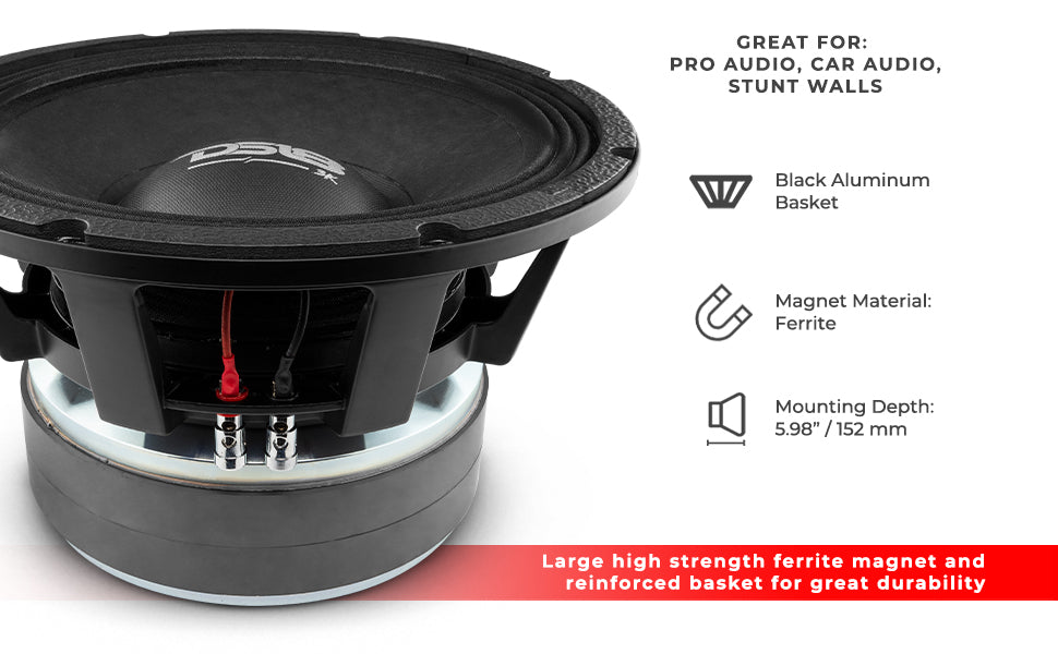 PANCADÃO Mid-Bass Loudspeaker 12" 1500 Watts Rms 4-Ohm - DS18