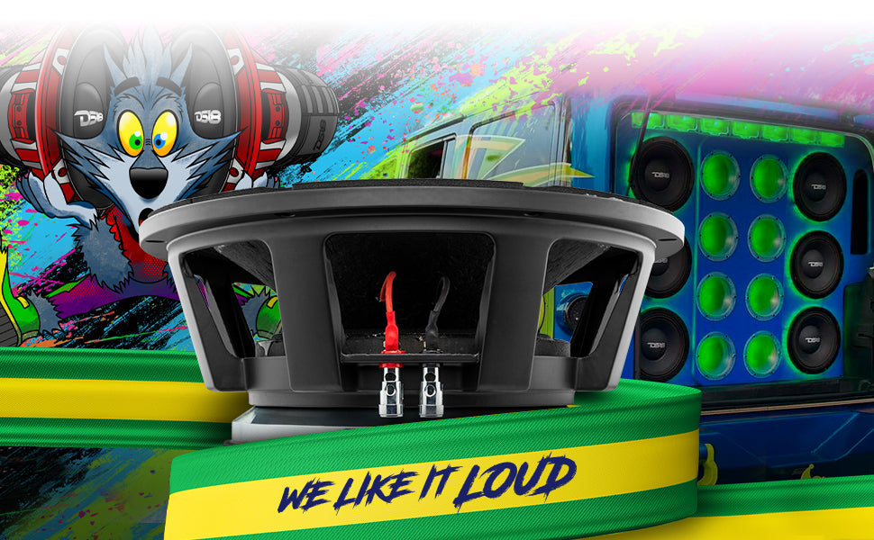 PANCADÃO Mid-Bass Loudspeaker 12" 1500 Watts Rms 4-Ohm - DS18