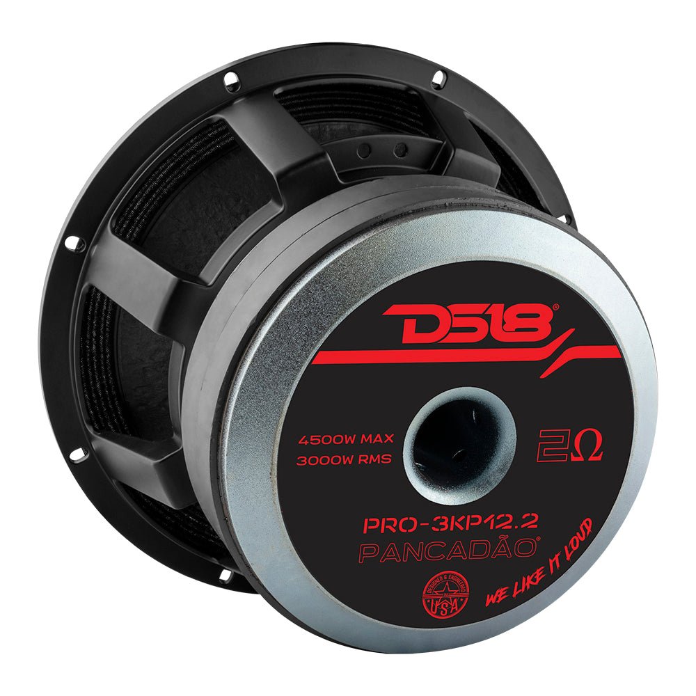 PANCADÃO Mid-Bass Loudspeaker 12" 3000 Watts Rms 2-Ohm - DS18