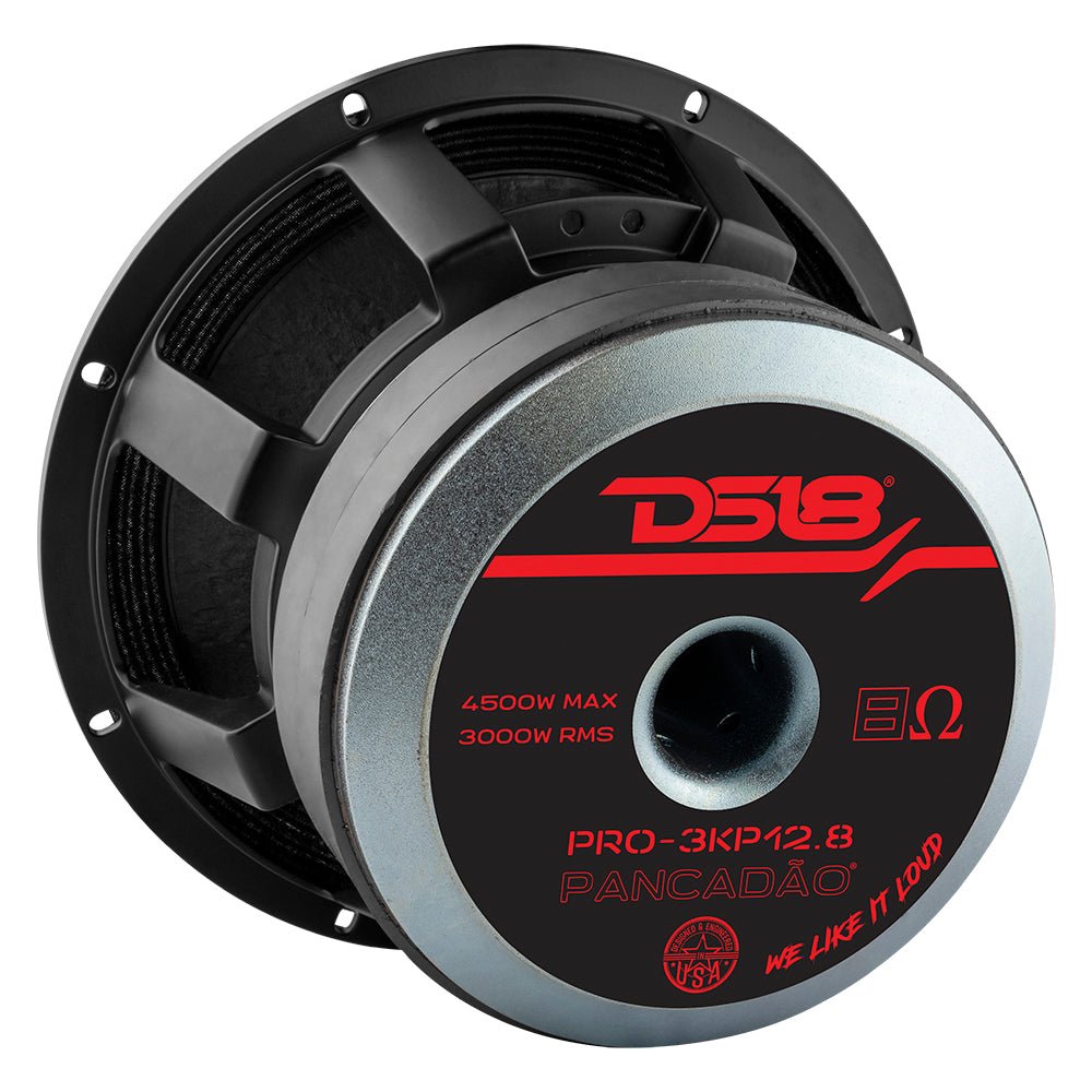 PANCADÃO Mid-Bass Loudspeaker 12" 3000 Watts Rms 8-Ohm - DS18