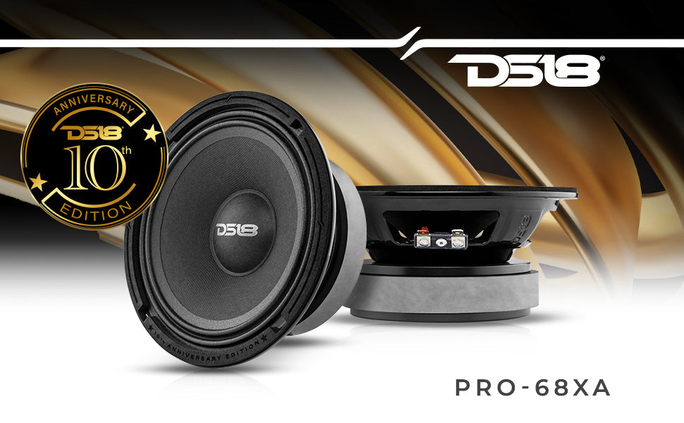 10th Anniversary Edition 6.5" Mid-Bass Loudspeaker 250 Watts Rms 8-Ohm - DS18