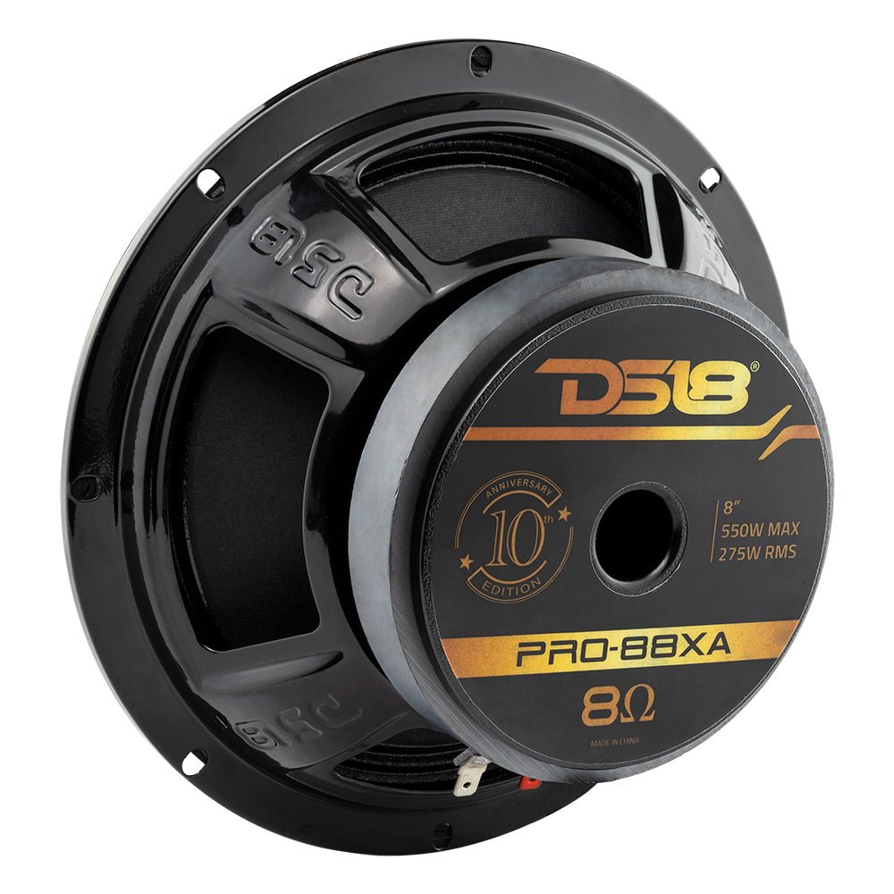 10th Anniversary Edition 8" Mid-Bass Loudspeaker 275 Watts Rms 8-Ohm - DS18