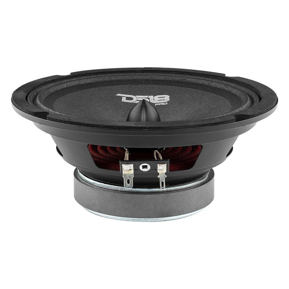 DS18 PRO-B6.4 6.5" Mid-Range Car Audio Loudspeaker with Bullet 120 Watts 4-Ohm - DS18