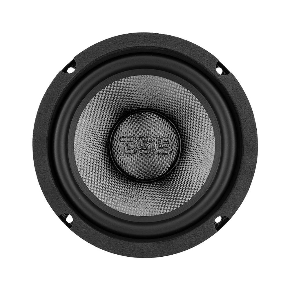 PRO 6.5" Neodymium Carbon Fiber Water resistant Cone Mid-Bass Loudspeaker 250 Watts Rms 2-Ohm - DS18