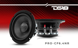 PRO 6.5" Neodymium Carbon Fiber Water resistant Cone Mid-Bass Loudspeaker 250 Watts Rms 4-Ohm - DS18