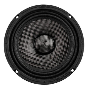 6.5” Slim Motorcycle & Motorsports Loudspeaker With Neodymium Magnet and Water Resistant Carbon Fiber Cone | 4-Ohm 150W RMS