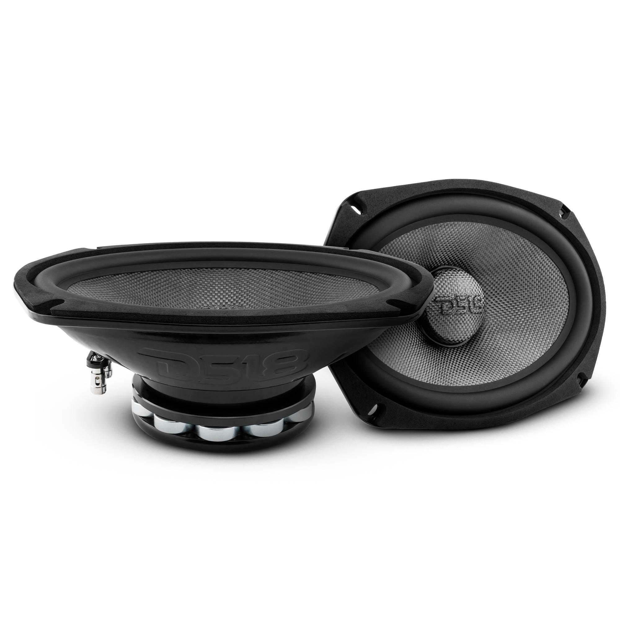 PRO 6x9" Neodymium Carbon Fiber Water resistant Cone Mid-Bass Loudspeaker 300 Watts Rms 4-Ohm - DS18