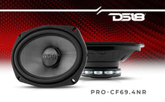 PRO 6x9" Neodymium Carbon Fiber Water resistant Cone Mid-Bass Loudspeaker 300 Watts Rms 4-Ohm - DS18