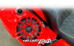 PRO 8" Shallow Carbon Fiber Water resistant Cone Mid-Bass Loudspeaker 275 Watts Rms 4-Ohm - DS18