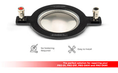 PRO 2" Titanium Replacement Diaphragm for PRO-D1, PRO-D1F, PRO-DKH1, PRO-DKN1 and Universal 4-Ohm - DS18