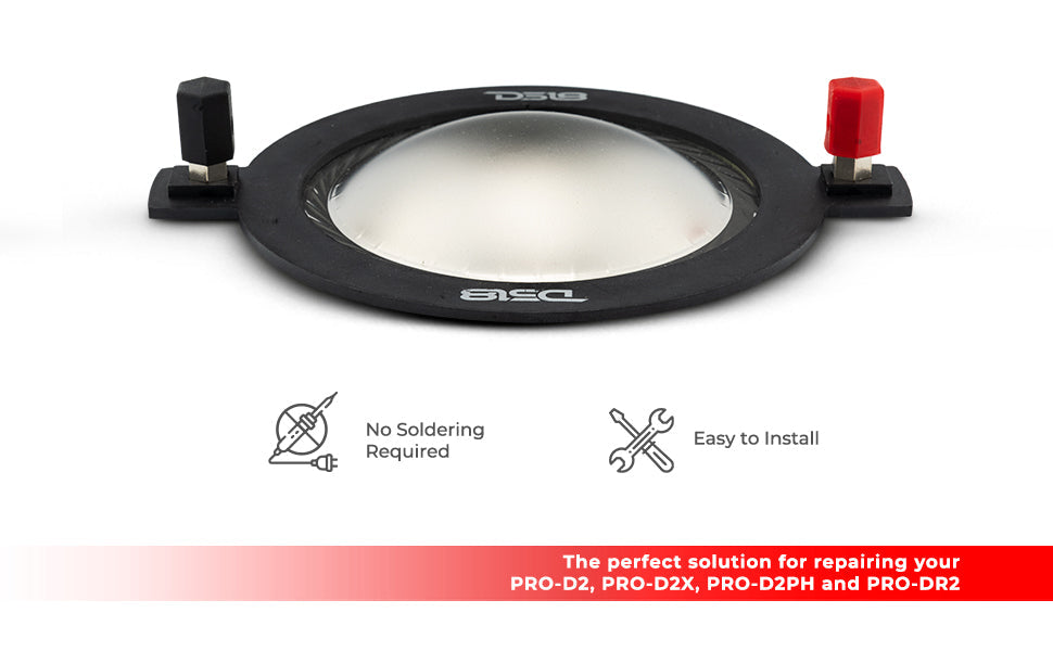 PRO 3" Titanium Replacement Diaphragm for PRO-D2 and Universal 8-Ohm - DS18