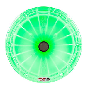 DS18 PRO-DKHCL PRO 1" Twist On Throat Compression Driver 1.75" Titanium VC with RGB Led Light Horn and Built-in Crossover 700