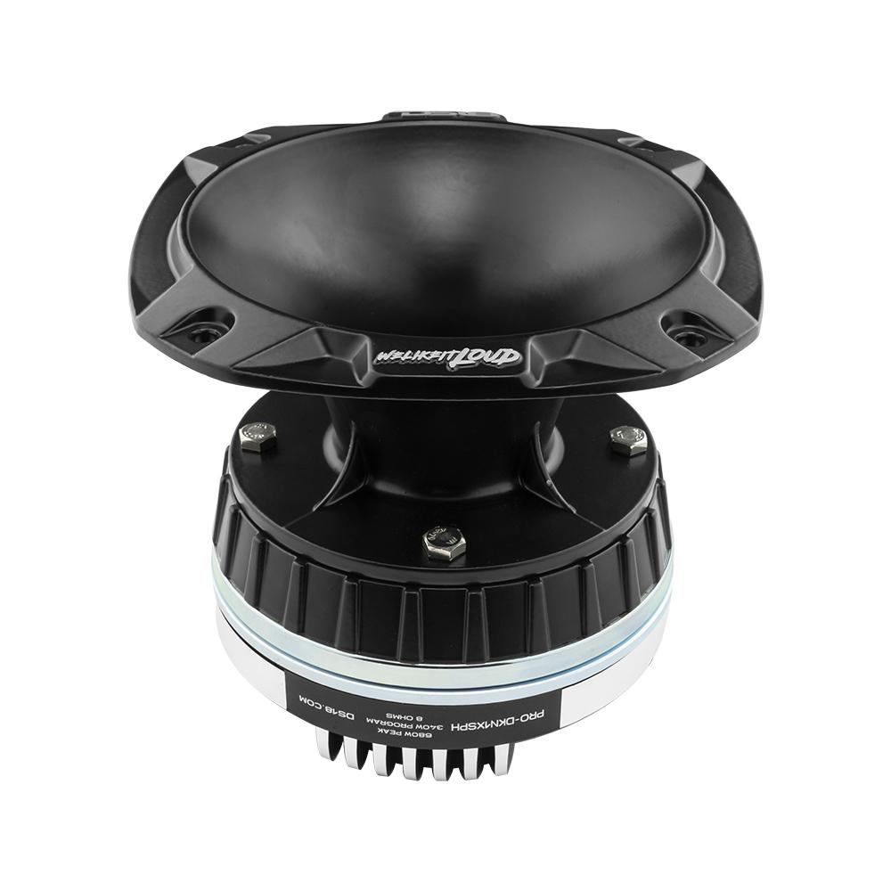 2" Bolt On Throat Neodymium Driver with Spacer, 2" Throat Phenolic VC 680 Watts and PRO-HA52/BK Horn 680 Watts 117dB 8 Ohm