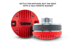 1" Throat Twist on Driver 160 Watts 1.35" Titanium Vc 4-Ohm - DS18