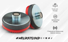1" Throat Twist on Driver 300 Watts 1.75" Titanium Vc 8-Ohm - DS18