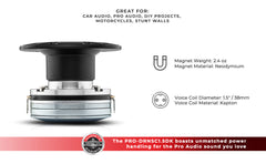 1" Neodymium Driver And Horn Kit 160 Watts 1.5" Polyimide 8-Ohm Vc - DS18