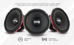 DS18 PRO-EXL108 10" Mid-Range Loudspeaker 1200 Watts 8-Ohm - DS18