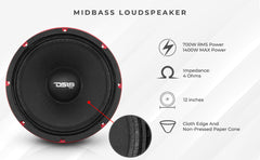 PRO-EXL 12" Mid-Bass Loudspeaker 700 Watts Rms 4-Ohm - DS18