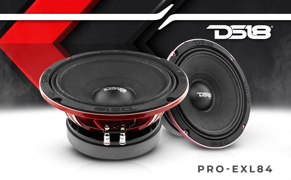PRO-EXL 8" Mid-Range Loudspeaker 400 Watts Rms 4-Ohm - DS18