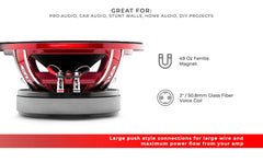 PRO-EXL 8" Mid-Range Loudspeaker 400 Watts Rms 8-Ohm - DS18