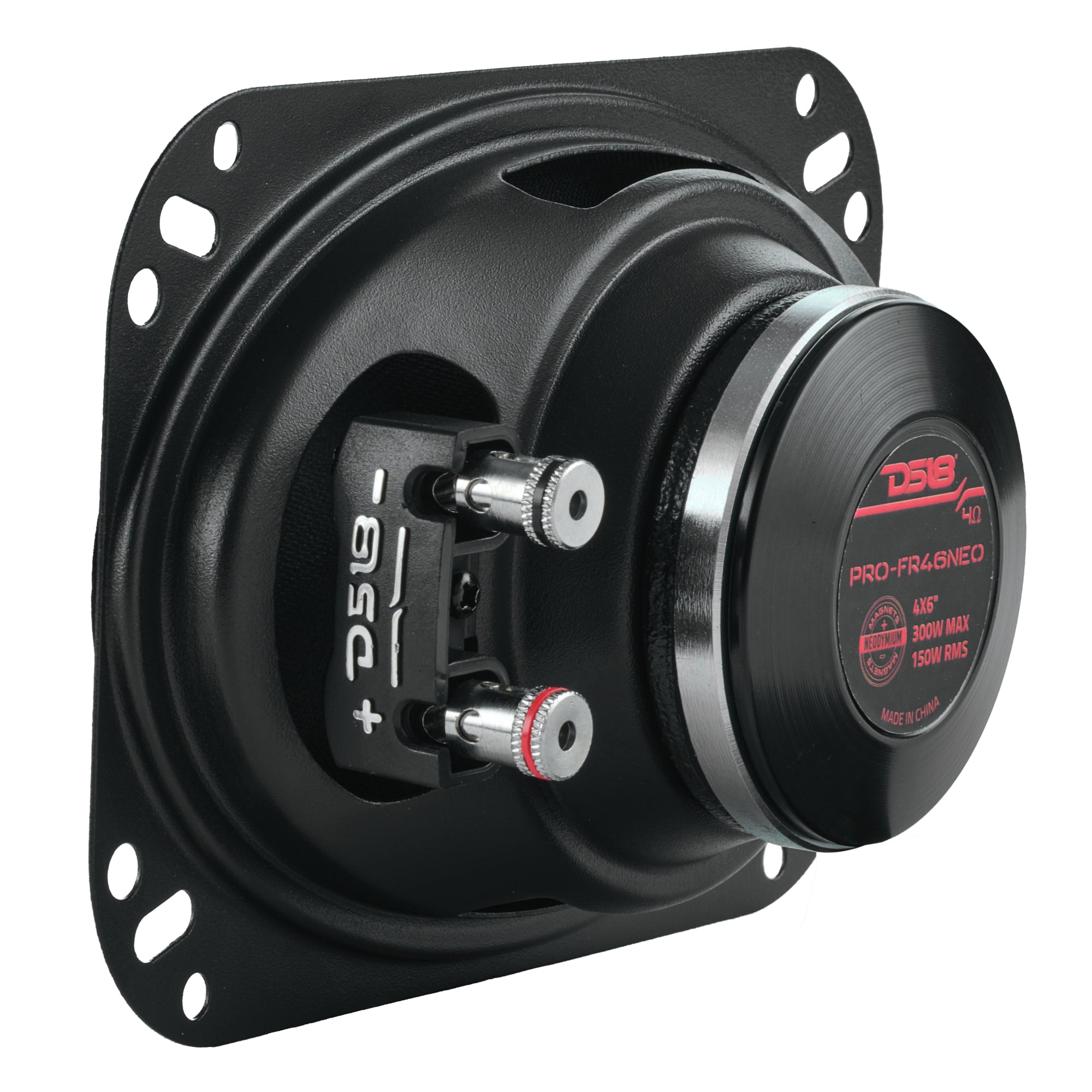 PRO 4x6" Neodymium Full-Range Bullet Loudspeaker 150 Watts Rms 4-Ohm - DS18