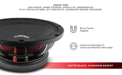 PRO-FU 10" Mid-Range Loudspeaker 400 Watts Rms 8-Ohm - DS18