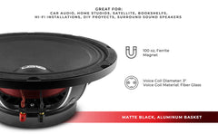 PRO-FU 12" Mid-Range Loudspeaker 600 Watts Rms 8-Ohm - DS18