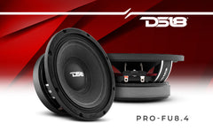 PRO-FU 8" Mid-Range Loudspeaker 350 Watts Rms 4-Ohm - DS18