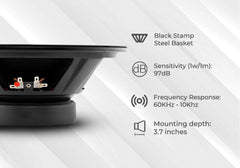 DS18 PRO-GM10.4 10" Mid-Range Loudspeaker 660 Watts 4-Ohm - DS18
