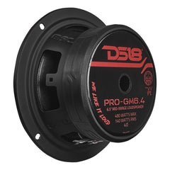 DS18 PRO-GM6.4PK Loudspeakers and Tweeters Package Including a Pair of PRO-GM6.4 + a Pair of PRO-TW1X/BK - DS18