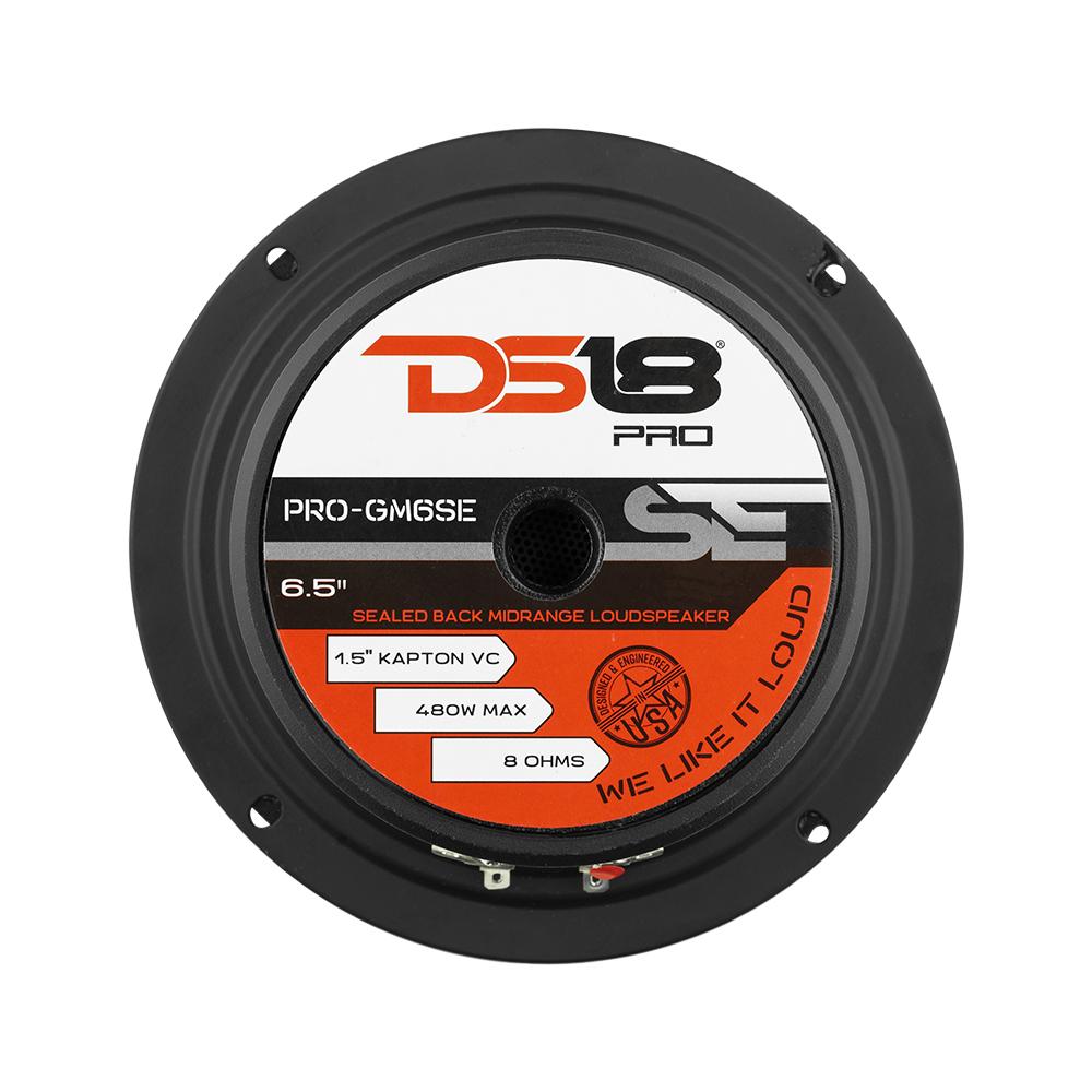 DS18 PRO-GM6SE 6.5" Sealed Back Mid-Range Loudspeaker 480 Watts 8-Ohm - DS18