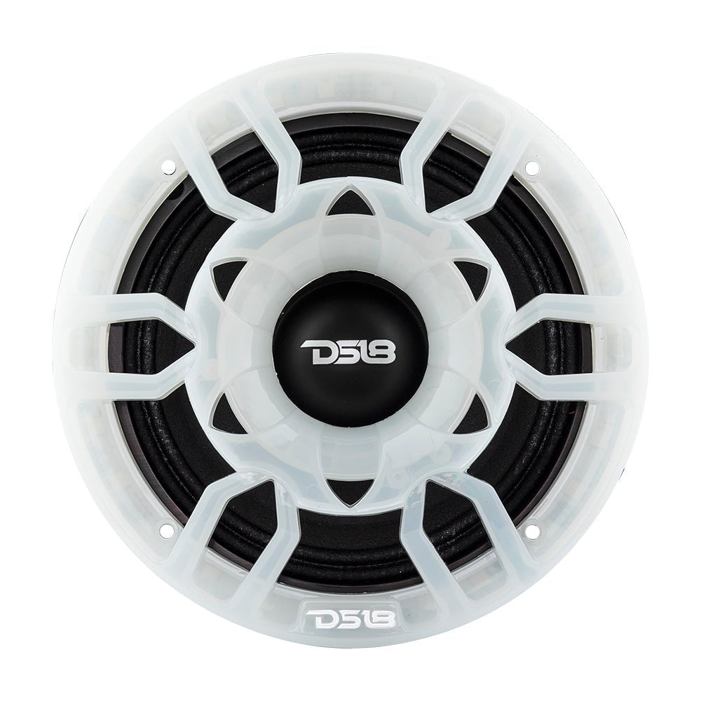 6.5" Universal Speaker Grill Cover -RGB LED Lights - DS18