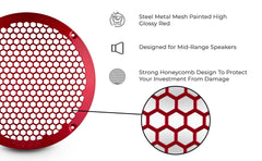 8" Universal Shallow Metal Mesh Speaker Grill - DS18