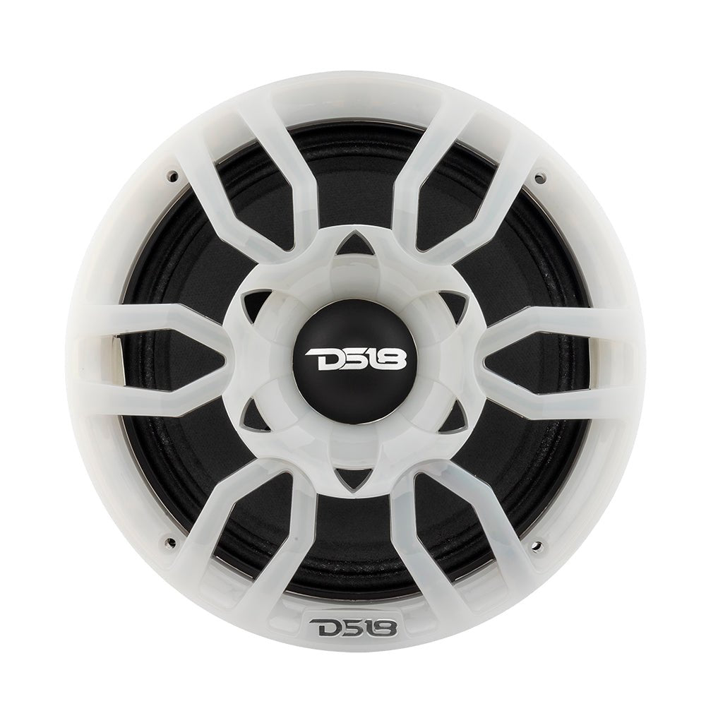 8" Universal Speaker Grill Cover -RGB LED Lights - DS18
